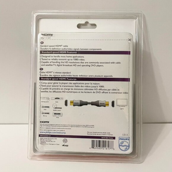 Philips HDMI Cable 25ft. Superior Hi-Definition TV - Picture 5 of 11